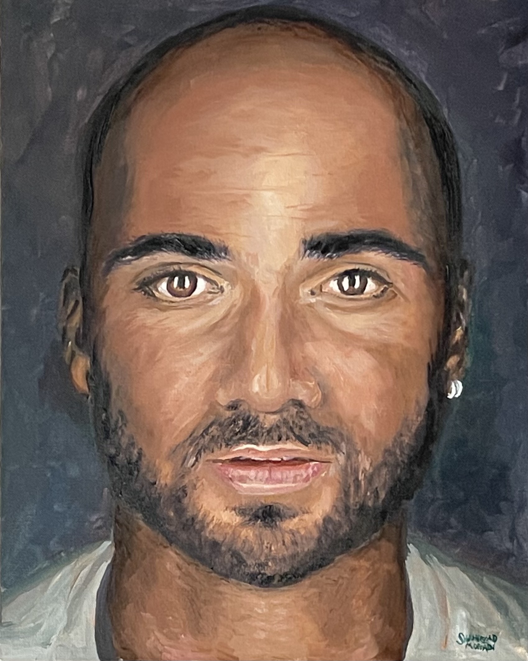 Andre Agassi Oil Painting Video